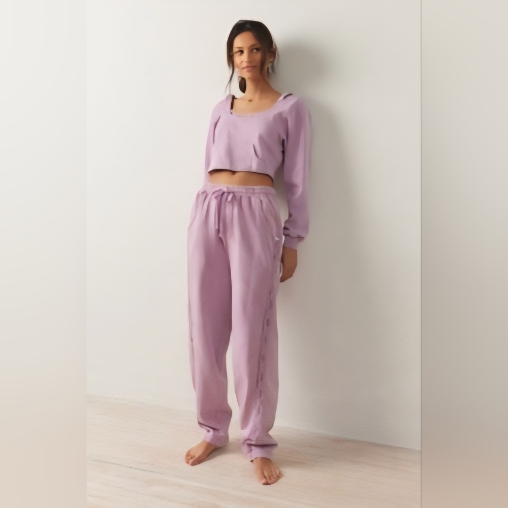 Out From Under Jayden Lace-Inset Sweatpant Size Small